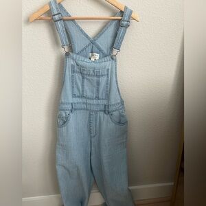 Light Wash Denim Overalls size 10
